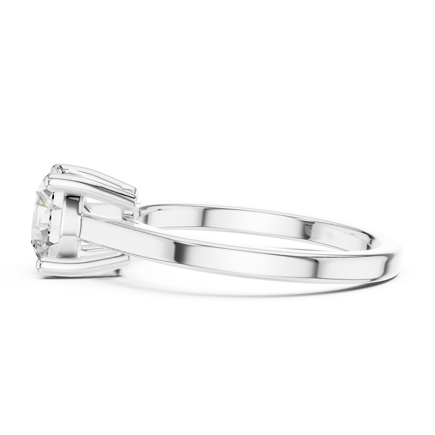 1.50 Carat Round Cut Solitaire Diamond Engagement Ring