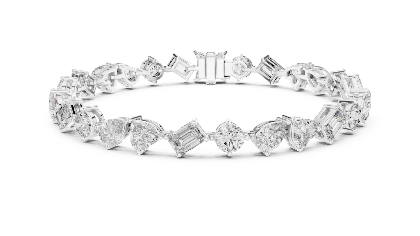 Mix Shape Lab Diamond Fancy Bracelet
