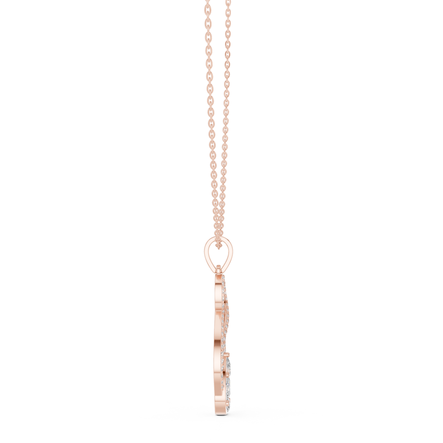 Multi Shape Lab Diamond Infinity Pendant