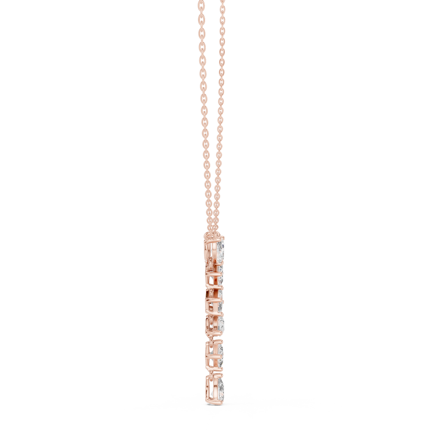 Multi Shape lab Diamond Modern Pendant