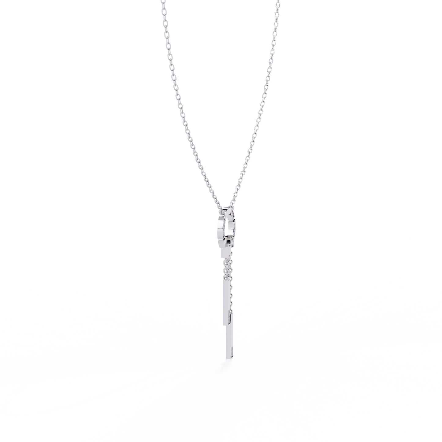 Multi Shape Lab Grown Diamond Necklace