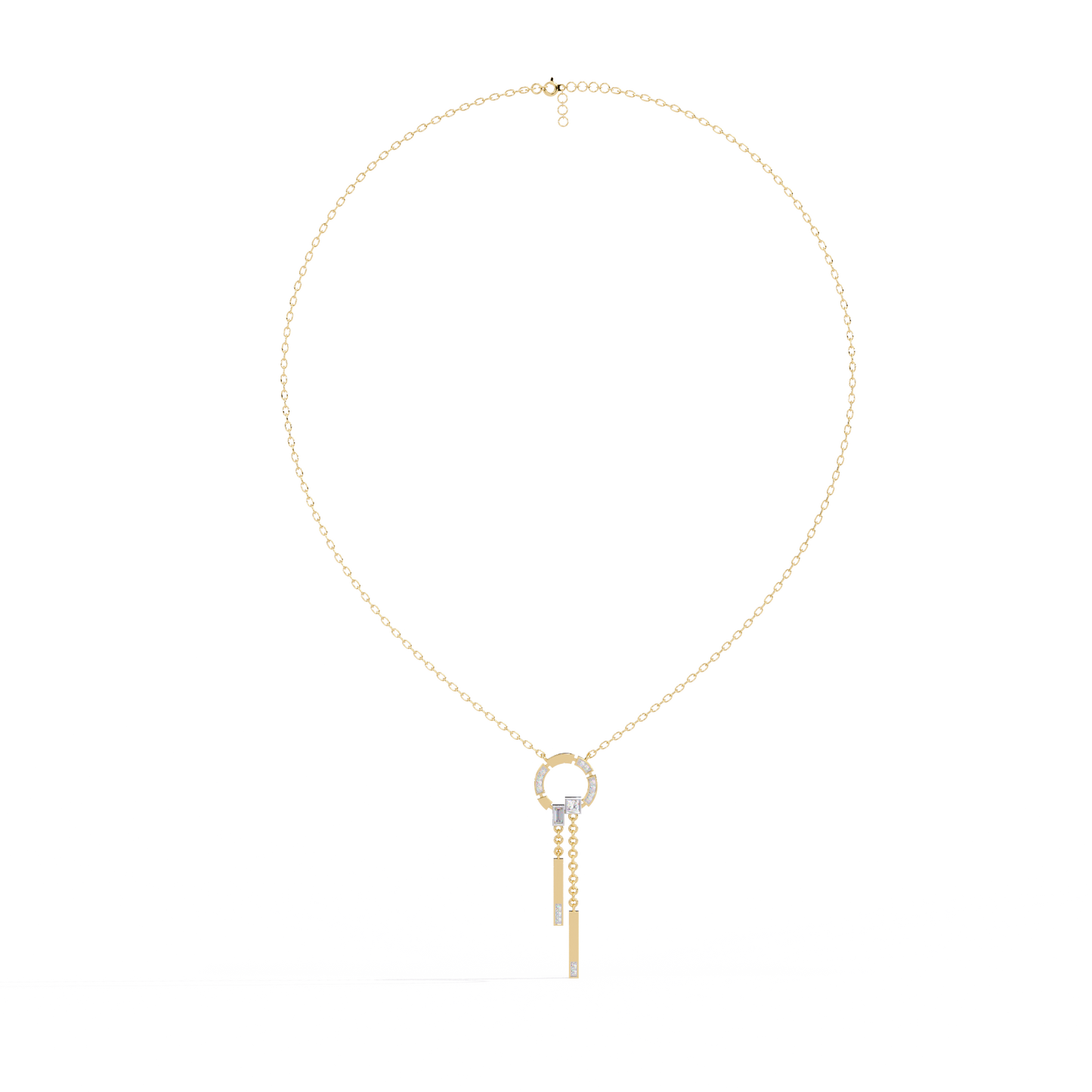 Multi Shape Lab Grown Diamond Necklace