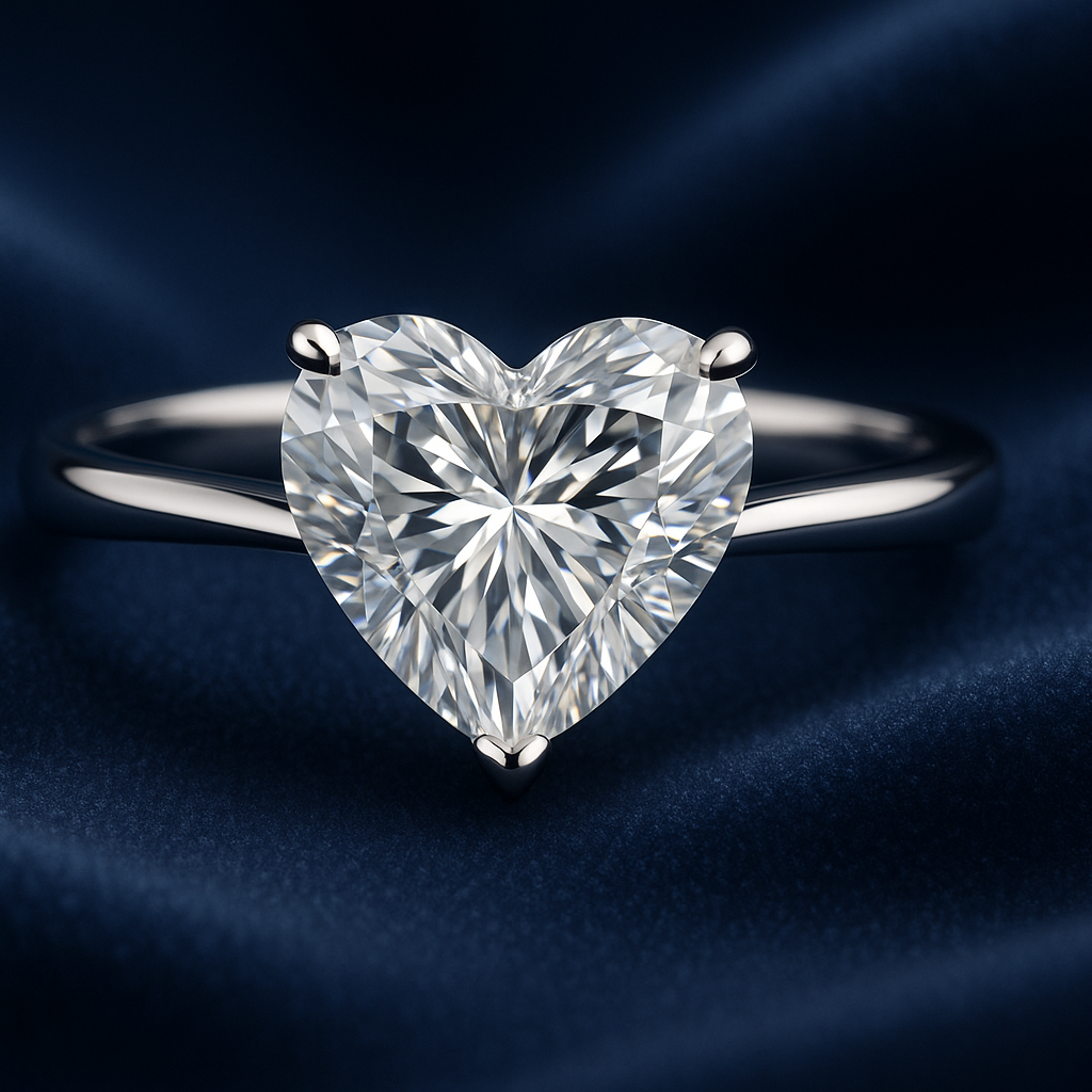 Heart Diamond Rings