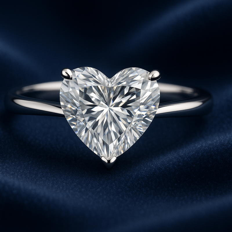 Heart Diamond Rings
