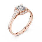 Multi Shape Lab Diamond Engagement Ring