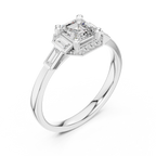 Multi Shape Lab Diamond Engagement Ring