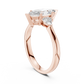 1 Carat Marquise Cut Three Stone Diamond Ring
