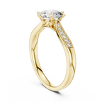 Round Diamond Solitaire Ring With Six Prong