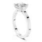 1 Carat Princess Cut Lab Diamond Solitaire Ring