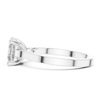 1 Carat Princess Cut Lab Diamond Solitaire Ring