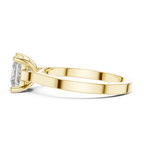 1 Carat Princess Cut Lab Diamond Solitaire Ring