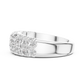 Multiple Round Cut Lab Diamond Wedding Band