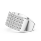 Round Cut Multi Row Diamond Wedding Band