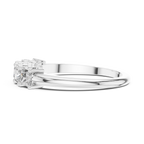 Modern Princess Cut Five Stone Engagement Ring