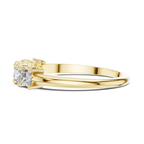 Modern Princess Cut Five Stone Engagement Ring