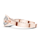 1.50 Carat Round Diamond Solitaire Accent Engagement RIng