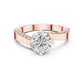 1.50 Carat Round Diamond Solitaire Accent Engagement RIng