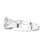 1.50 Carat Round Diamond Solitaire Accent Engagement RIng