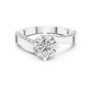 1.50 Carat Round Diamond Solitaire Accent Engagement RIng