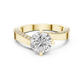 1.50 Carat Round Diamond Solitaire Accent Engagement RIng