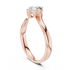 Round Cut Solitaire Diamond Engagement Ring