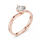 Round Cut Solitaire Diamond Engagement Ring