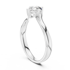 Round Cut Solitaire Diamond Engagement Ring