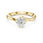 Round Cut Solitaire Diamond Engagement Ring
