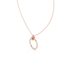 Circle Shape Round Cut Lab Diamond Pendant