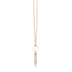 Circle Shape Round Cut Lab Diamond Pendant