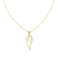 Angel Wing Pendant With Round Lab Diamond