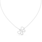 Butterfly Round Cut Lab Diamond Pendant