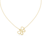 Butterfly Round Cut Lab Diamond Pendant