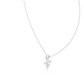 14K Yellow Gold Diamond Rose Pendant