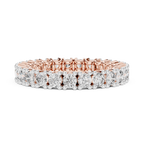 Round Shape Lab Diamond Full Eternity Wedding Band