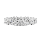 Round Shape Lab Diamond Full Eternity Wedding Band