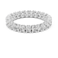 Round Shape Lab Diamond Full Eternity Wedding Band