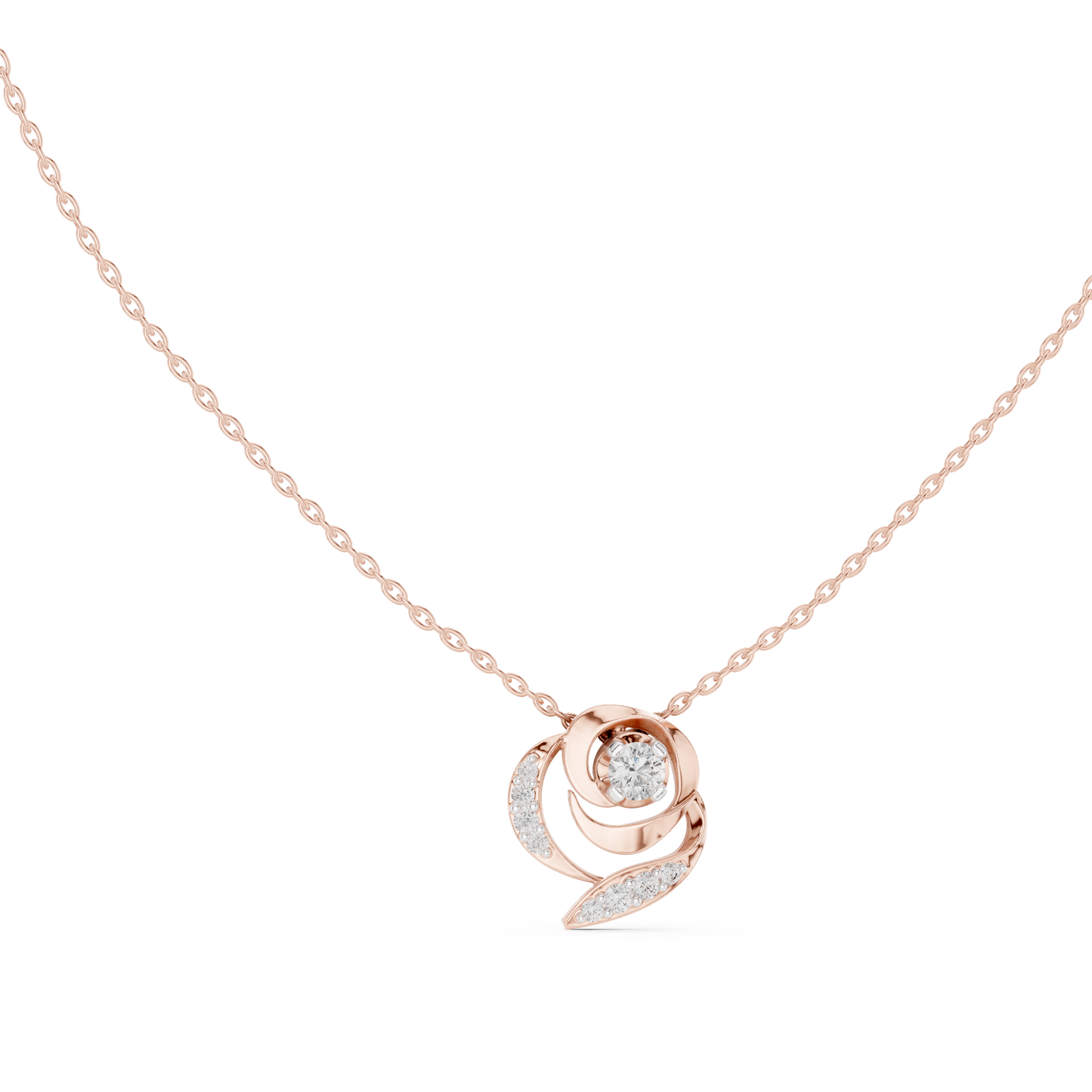 Multiple Round Shape Lab Diamond Stylish Pendant