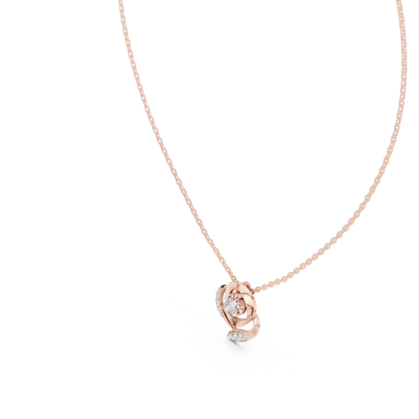 Multiple Round Shape Lab Diamond Stylish Pendant