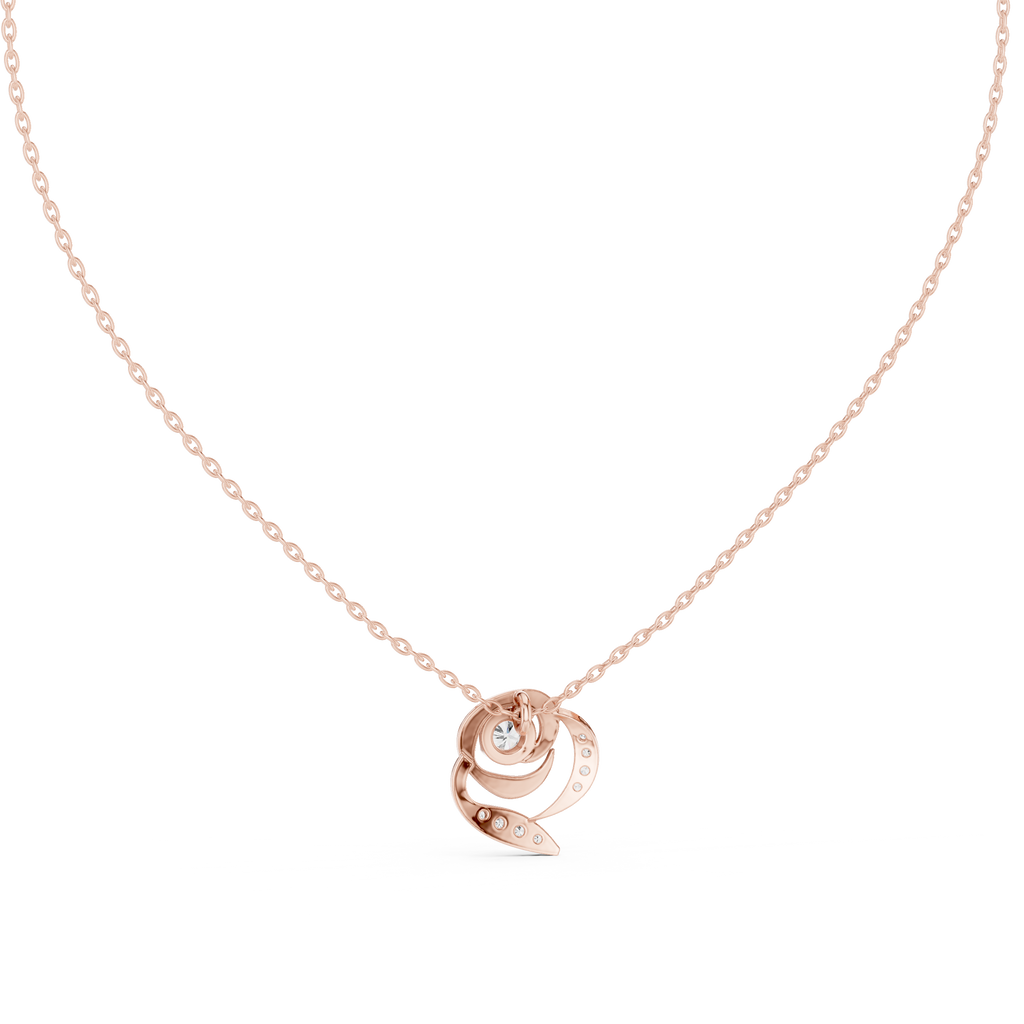 Multiple Round Shape Lab Diamond Stylish Pendant