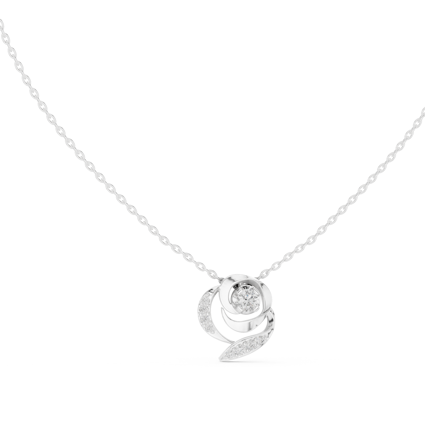 Multiple Round Shape Lab Diamond Stylish Pendant