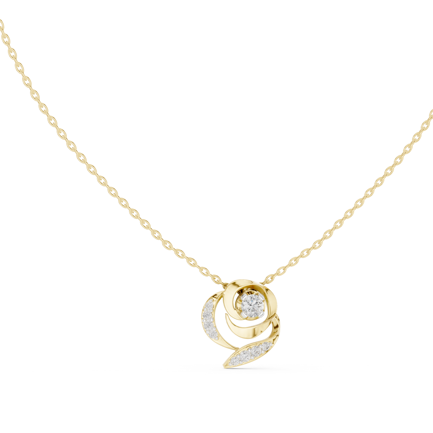 Multiple Round Shape Lab Diamond Stylish Pendant