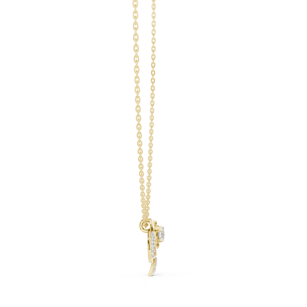 Multiple Round Shape Lab Diamond Stylish Pendant