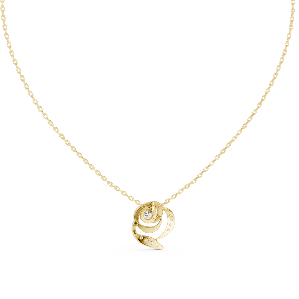 Multiple Round Shape Lab Diamond Stylish Pendant