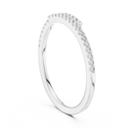 Half Eternity Round Cut Diamond Wedding Band