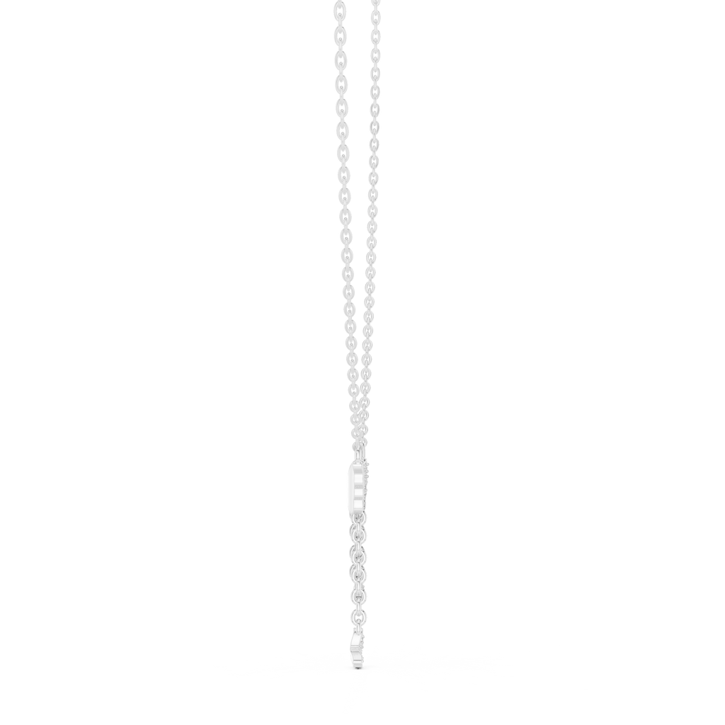 Multiple Butterfly Shape Pendant With Round Lab Diamond