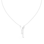 Multiple Butterfly Shape Pendant With Round Lab Diamond