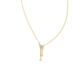 Multiple Butterfly Shape Pendant With Round Lab Diamond