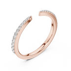 Round Cut Open Claw Diamond Engagement Ring