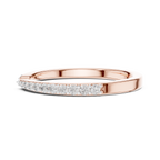 Round Cut Open Claw Diamond Engagement Ring